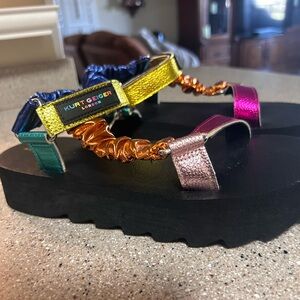 Kurt Geiger Metallic Multicolor Sandals